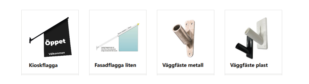 advertising flags kioskflaggor väggfästen för kioskflaggor i metall och plast Kioskflaggor Väggfästen för kioskflaggor i metall och plast