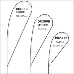 Beahflagga Droppe