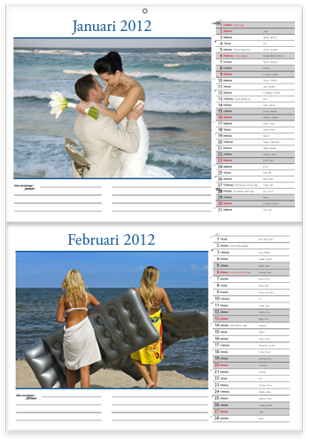 Fotokalender dubbel